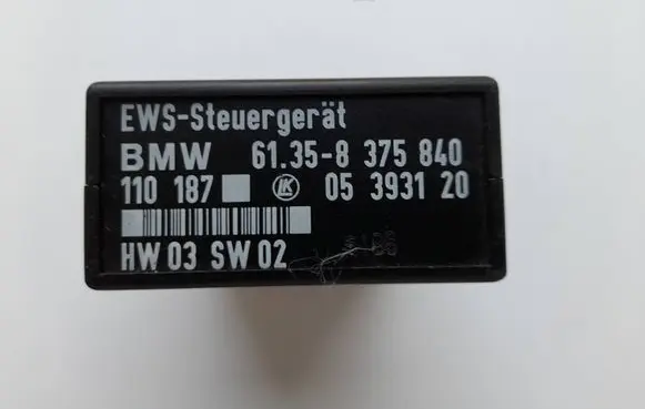 BMW 5 E39 Immobilizer control unit/module 61358375840