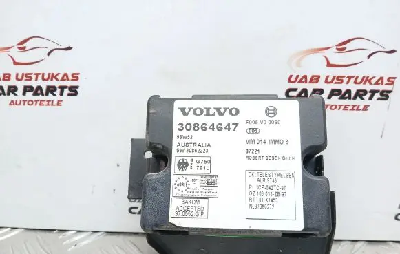Volvo S40, V40 Immobilizer control unit/module 30864647