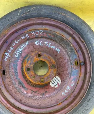 Peugeot 308 R15 spare wheel 