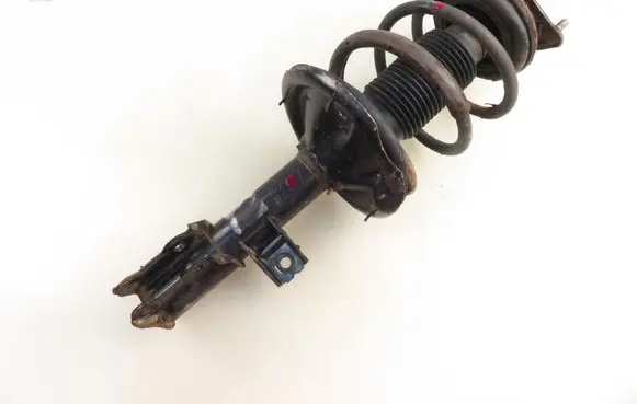 Front shock absorber with coil spring