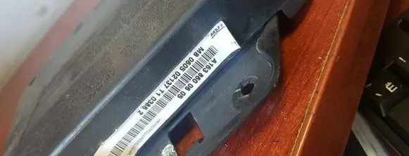Front door airbag
