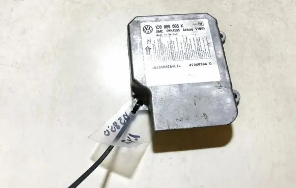 Volkswagen Polo Airbag control unit/module 1c0909605k 5wk43125