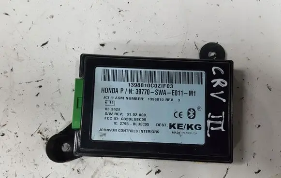 Honda CR-V Bluetooth control unit module 39770SWAE011M1