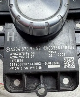 Mercedes-Benz E W212 Multifunctional control switch/knob A2048709558 A2048709658 A2049020501