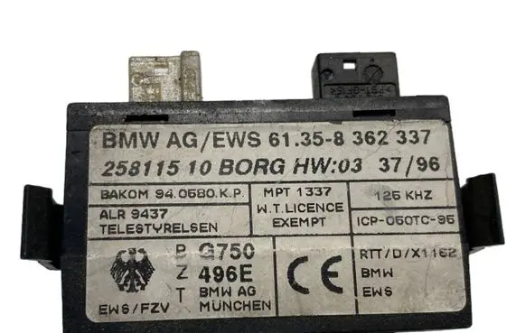 BMW 5 E39 Immobilizer control unit/module 8362337 61358362337