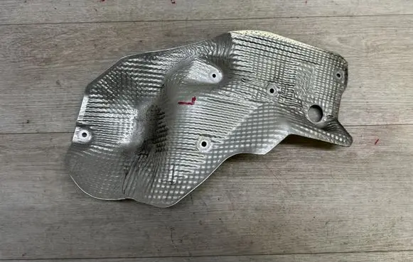 Heat shield in engine bay
