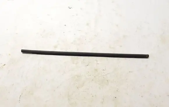 Front door glass trim molding