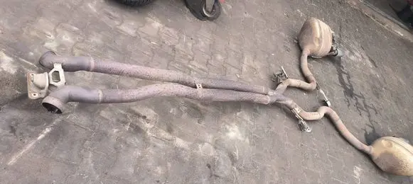 Porsche Panamera (971) Rear muffler/silencer tail pipe 