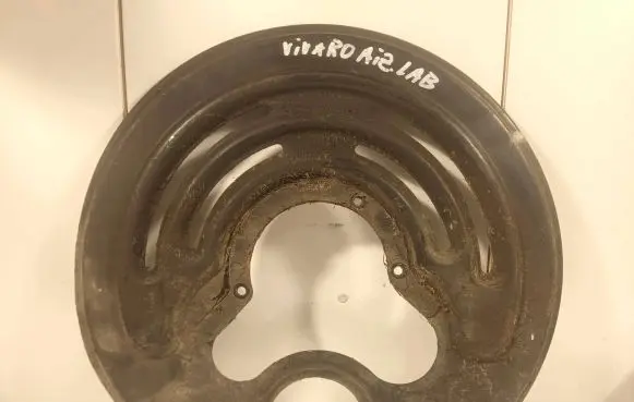 Opel Vivaro Rear brake disc plate dust cover 
