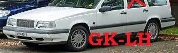 Volvo 850 Rear door window glass DOT41M42AS2
