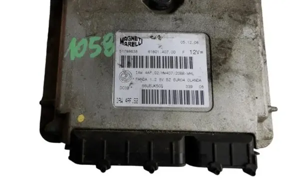 Fiat Panda 141 Engine ECU kit and lock set 51798638--- 51798638 61601.407.00