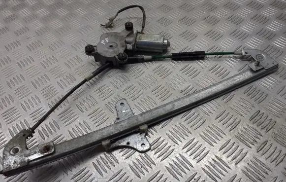 Opel Agila A Front door window regulator with motor 09206371