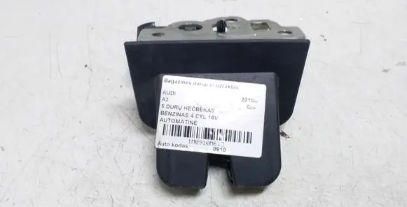 Audi A3 S3 8P Tailgate/trunk/boot lock/catch/latch 8K9927505A 8P4827520B