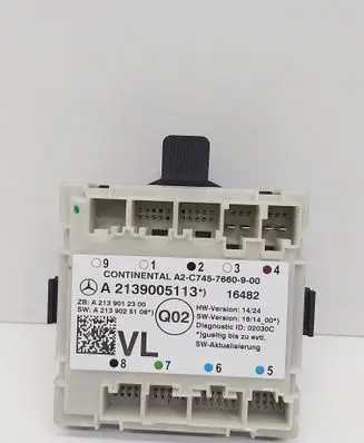 Mercedes-Benz E AMG W213 Door control unit/module A2139005113 C7457660900 A2139012300