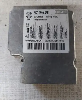 Volkswagen Golf VI Airbag control unit/module 5K0959655E