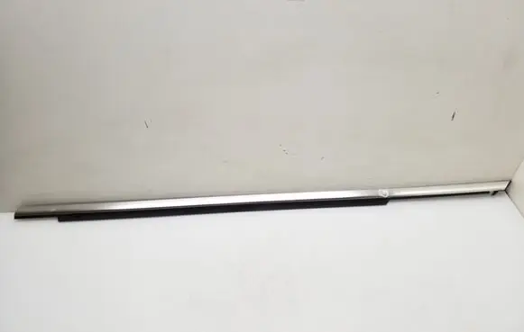 Front door glass trim molding