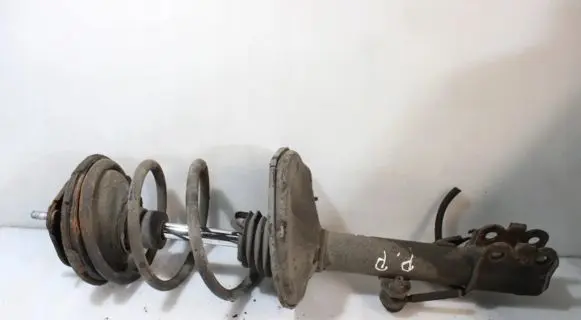 Front shock absorber with coil spring