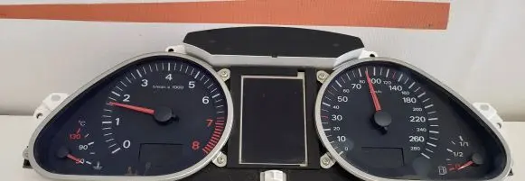 Audi A6 S6 C6 4F Speedometer (instrument cluster) 4PMGE2N3F 5550007301