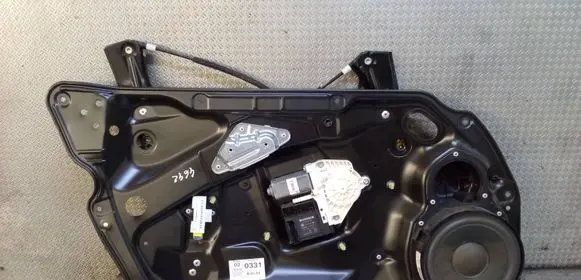 Volkswagen PASSAT B6 Front door window regulator with motor 1K0959701P