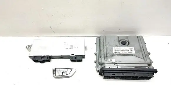 BMW 5 F10 F11 Engine ECU kit and lock set 8511385 0281017081 9230944