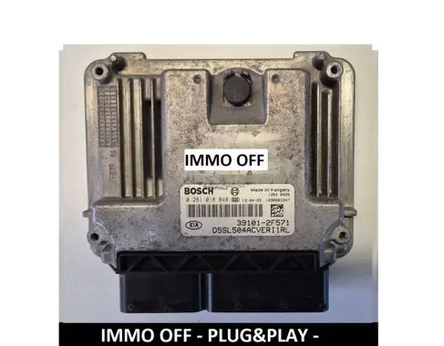 KIA Sportage Engine control unit/module 39101-2F571 0281018848