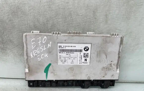 BMW X5 E70 Seat control module 92218619 613592218619 00489166
