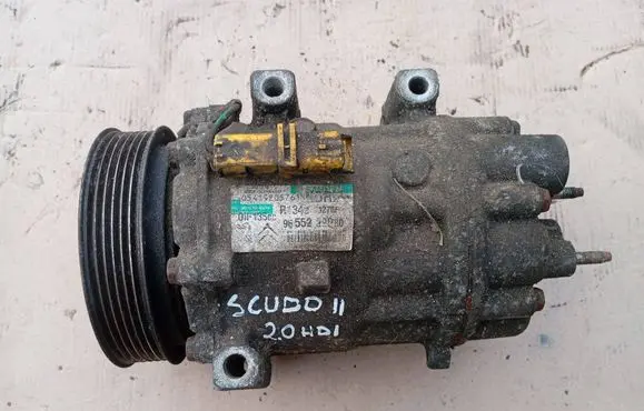 Fiat Scudo Air conditioning (A/C) compressor (pump) 9655229080 05419205761 R13421270E