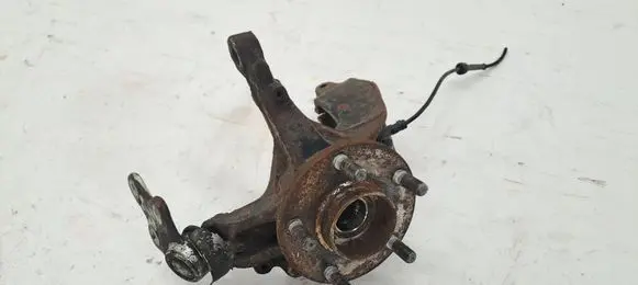 Front wheel hub spindle knuckle