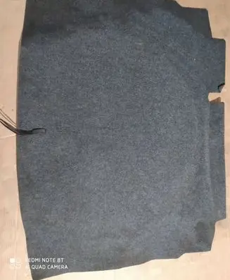 Volkswagen Golf V Trunk/boot floor carpet liner 1K6863463F