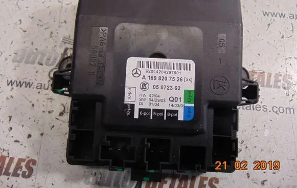 Mercedes-Benz A W169 Door control unit/module A1698207526