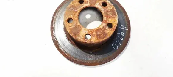 Volkswagen PASSAT B5 Rear brake disc neventiliuojamas