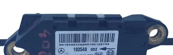 Airbag deployment crash/impact sensor