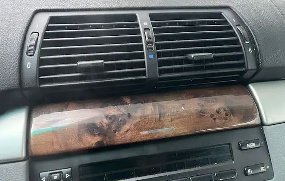BMW X5 E53 Dash center air vent grill 