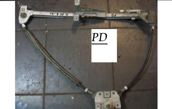 Audi 80 90 B3 Front door manual window regulator 