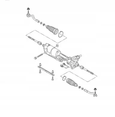 Volkswagen PASSAT B7 Steering rack