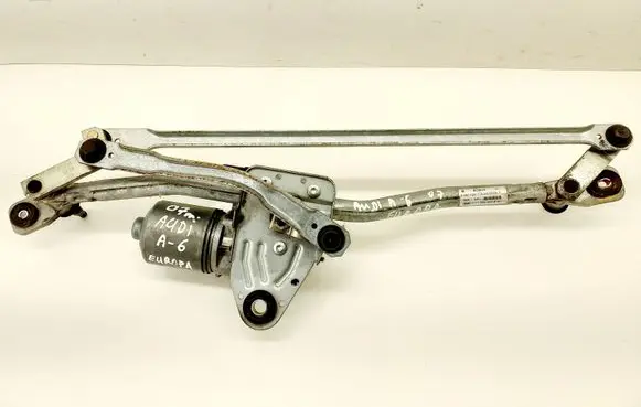 Audi A6 S6 C6 4F Front wiper linkage and motor 3397020778 4F1955023B
