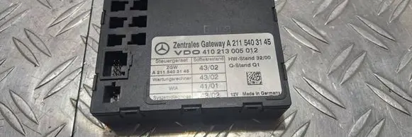 Mercedes-Benz E W211 Gateway control module A2115403145