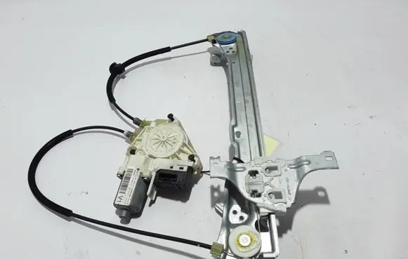 Rear window lifting mechanism without motor