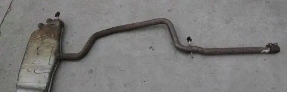 Volkswagen Touran I Rear muffler/silencer tail pipe 3244406