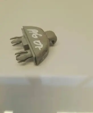 Sun visor clip/hook/bracket