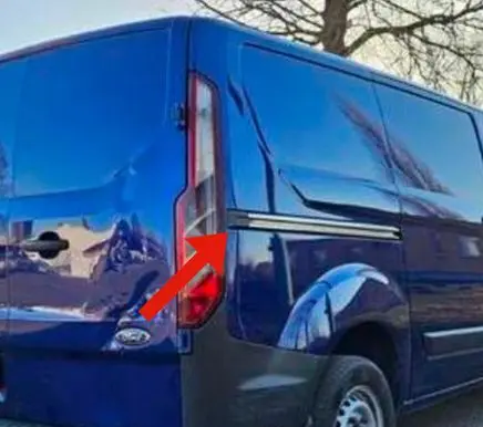 Ford Transit Custom Sliding door rail trim BK21250K18ACW