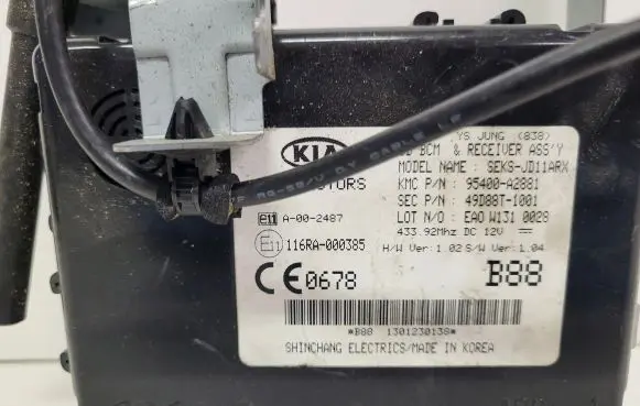 KIA Ceed Other control units/modules 95400A2881