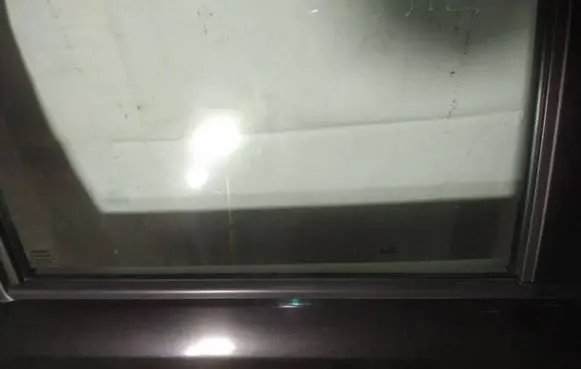 Rear door glass trim molding
