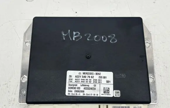Mercedes-Benz S W221 Air suspension control unit module (rear) A2215407962