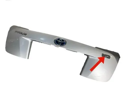 Toyota Prius (XW50) Tailgate trim 7680147110 7681147120