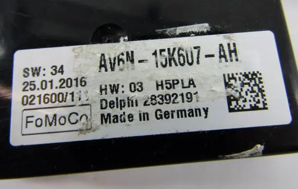 Ford Kuga II Alarm movement detector/sensor av6n15k607ah