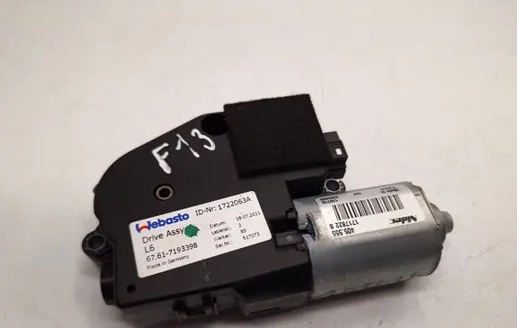 BMW 6 F12 F13 Sunroof motor/actuator 67617193398 67617316535