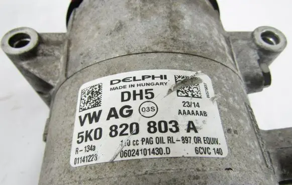 Volkswagen PASSAT CC Air conditioning (A/C) compressor (pump) 5K0820803A