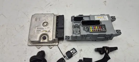 Opel Combo D Engine ECU kit and lock set 51908953 00519217590 00519285260