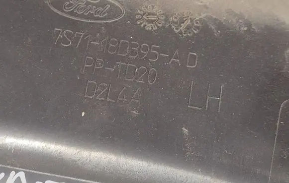 Ford Mondeo MK IV Other engine bay part 7S7118D395AD D2L4A
